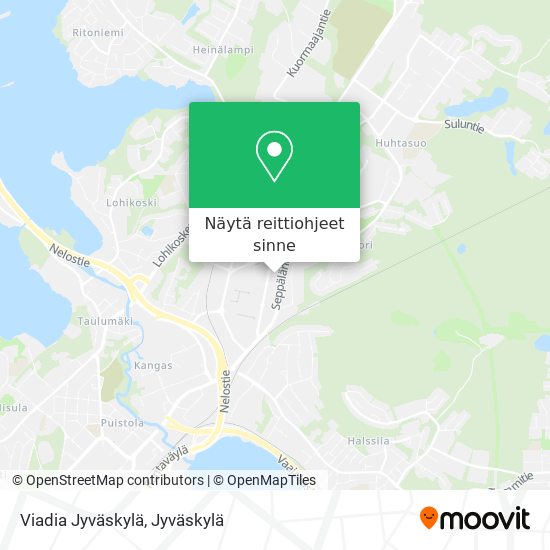 Viadia Jyväskylä kartta