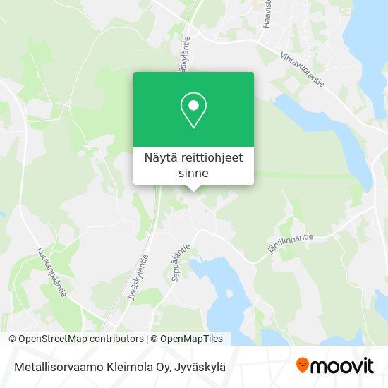 Metallisorvaamo Kleimola Oy kartta