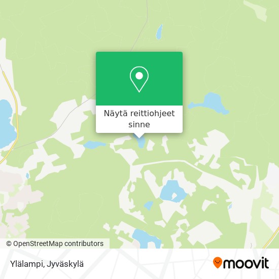 Ylälampi kartta