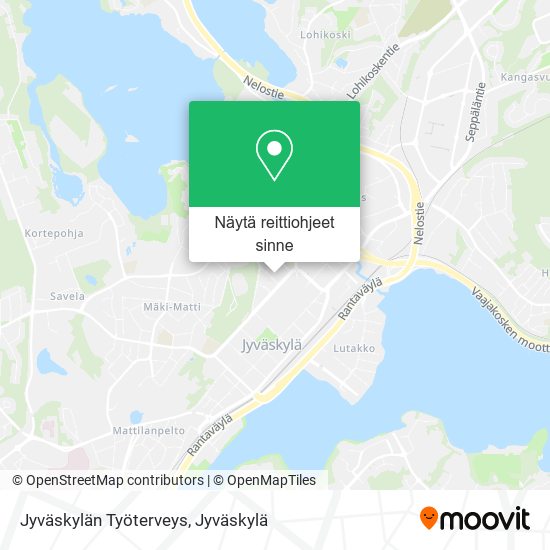 Jyväskylän Työterveys kartta