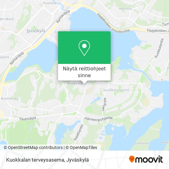 Kuokkalan terveysasema kartta