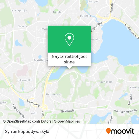 Syrren koppi kartta