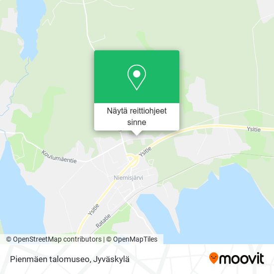 Pienmäen talomuseo kartta