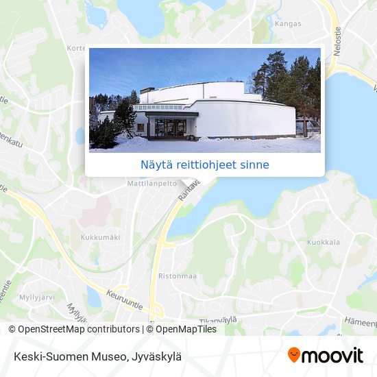 Keski-Suomen Museo kartta