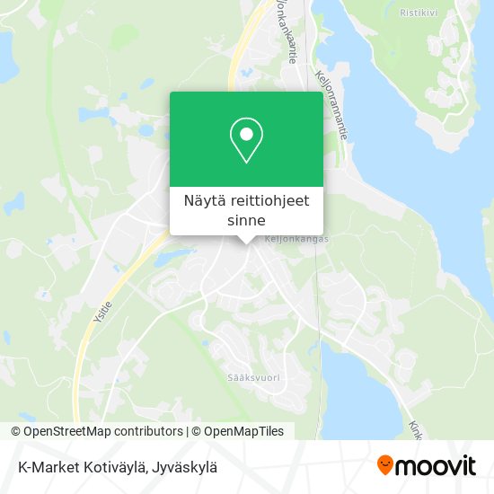 K-Market Kotiväylä kartta