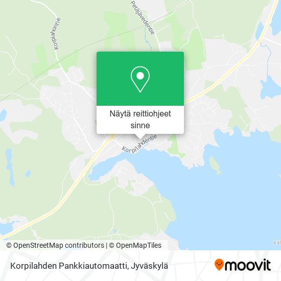 Korpilahden Pankkiautomaatti kartta