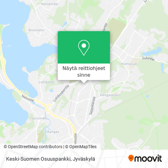 Keski-Suomen Osuuspankki kartta