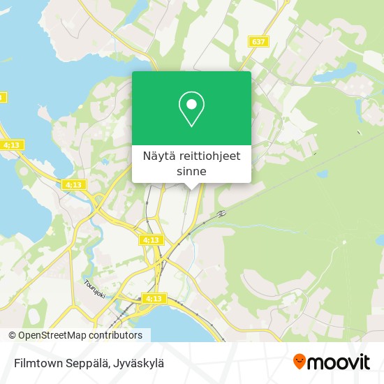 Filmtown Seppälä kartta