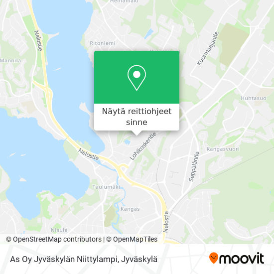As Oy Jyväskylän Niittylampi kartta