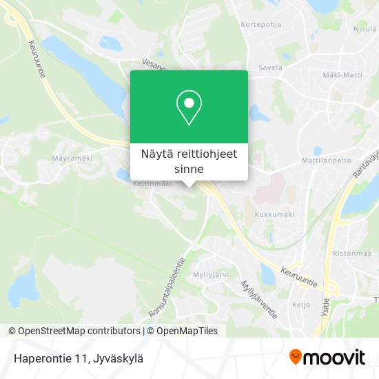 Haperontie 11 kartta