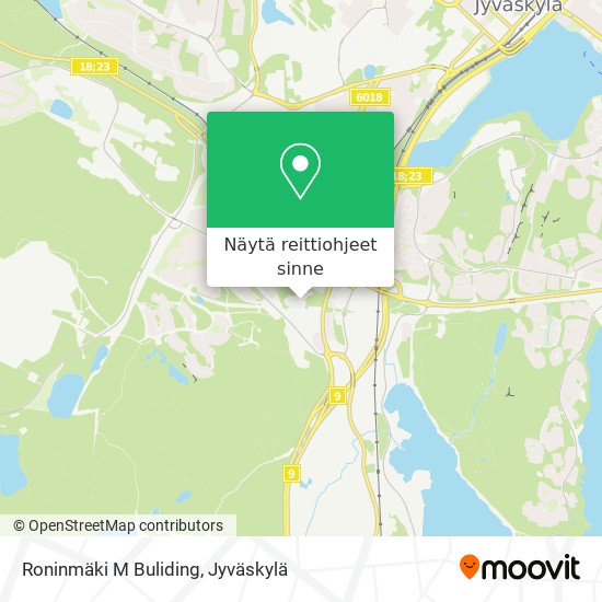 Roninmäki M Buliding kartta