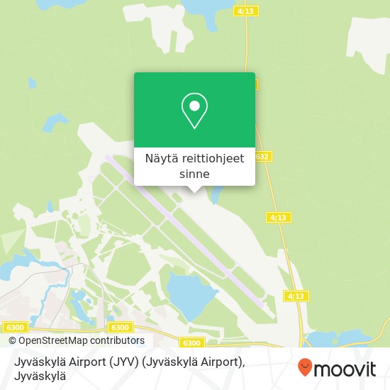 Jyväskylä Airport (JYV) (Jyväskylä Airport) kartta