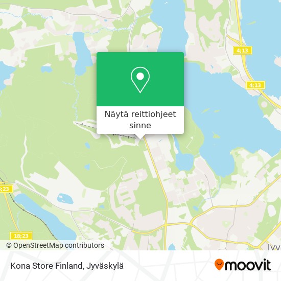 Kona Store Finland kartta