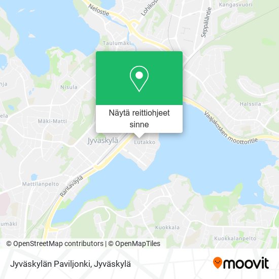 Jyväskylän Paviljonki kartta