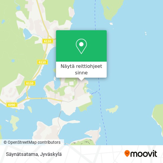 Säynätsatama kartta