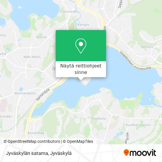 Jyväskylän satama kartta