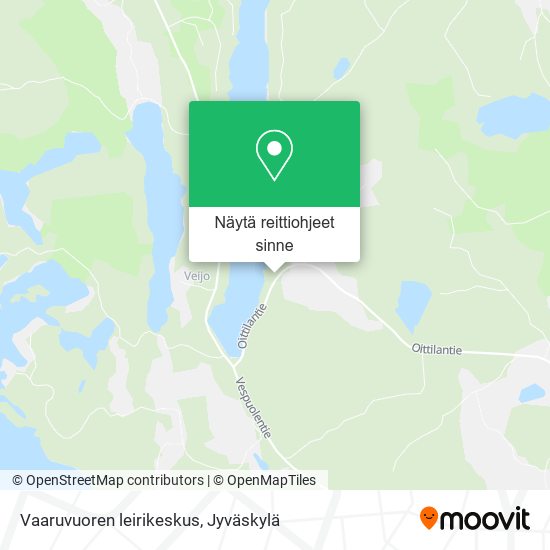 Vaaruvuoren leirikeskus kartta