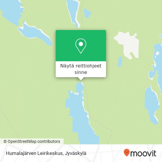 Humalajärven Leirikeskus kartta