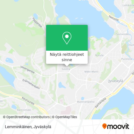 Lemminkäinen kartta