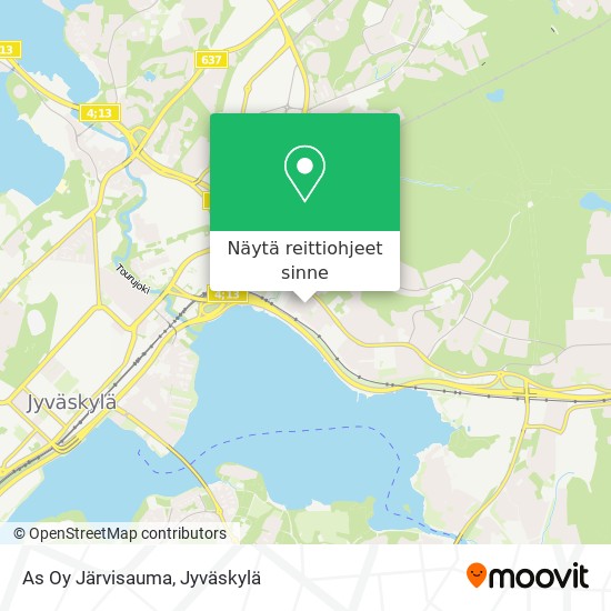 As Oy Järvisauma kartta