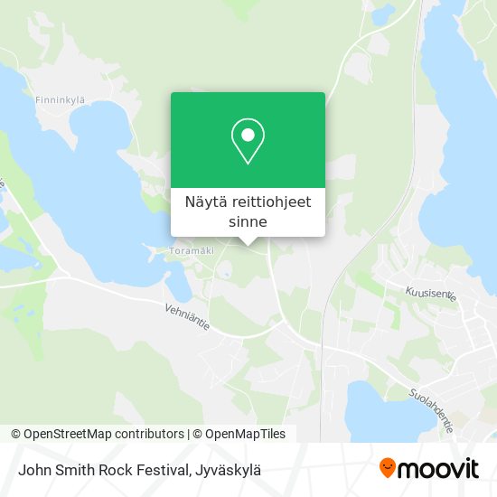 John Smith Rock Festival kartta