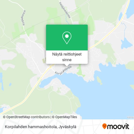 Korpilahden hammashoitola kartta