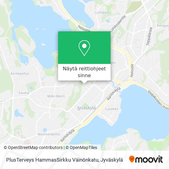 Kuinka päästä kohteeseen PlusTerveys HammasSirkku Väinönkatu paikassa  Jyväskylä kulkuvälineellä Bussi?