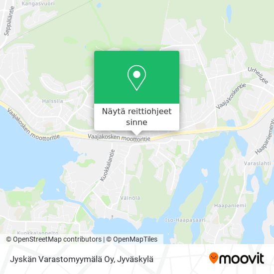 Jyskän Varastomyymälä Oy kartta