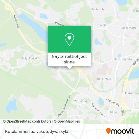 Kotalammen päiväkoti kartta