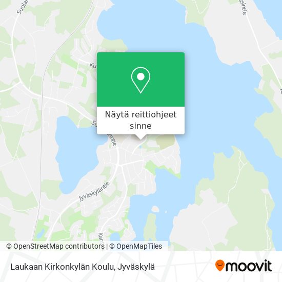 Laukaan Kirkonkylän Koulu kartta