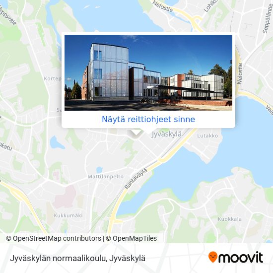 Kuinka päästä kohteeseen Jyväskylän normaalikoulu kulkuvälineellä Bussi?