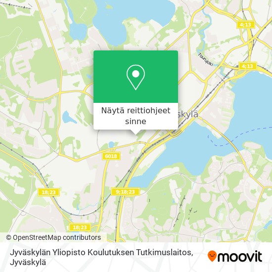 Jyväskylän Yliopisto Koulutuksen Tutkimuslaitos kartta