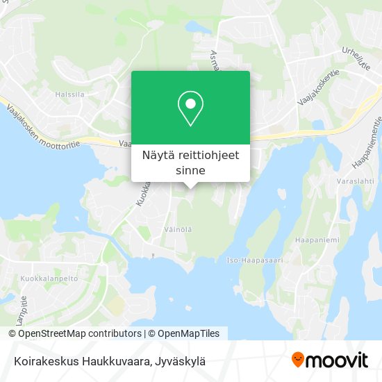 Koirakeskus Haukkuvaara kartta