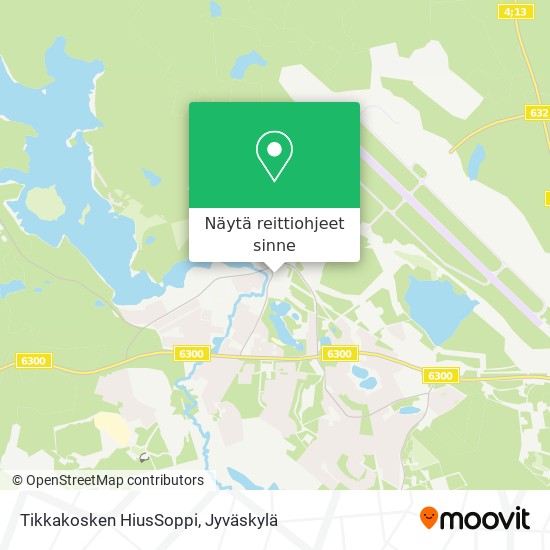 Tikkakosken HiusSoppi kartta