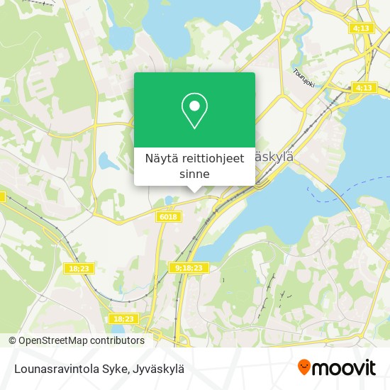 Lounasravintola Syke kartta