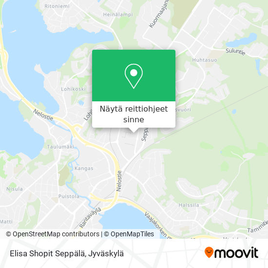 Elisa Shopit Seppälä kartta