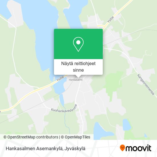 Hankasalmen Asemankylä kartta