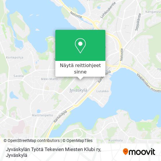 Jyväskylän Työtä Tekevien Miesten Klubi ry kartta