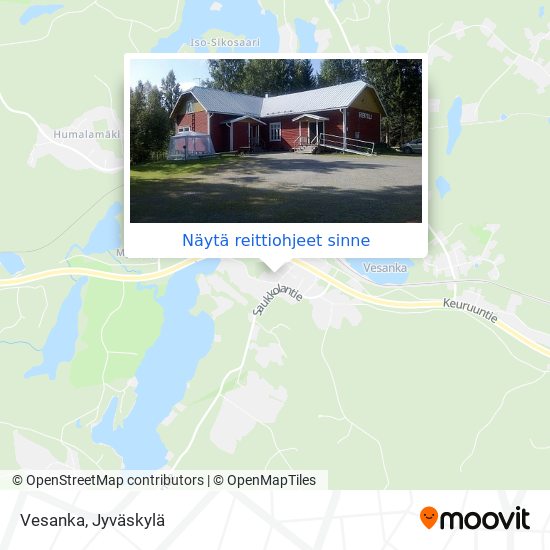Kuinka päästä kohteeseen Vesanka paikassa Jyväskylän Mlk kulkuvälineellä  Bussi?