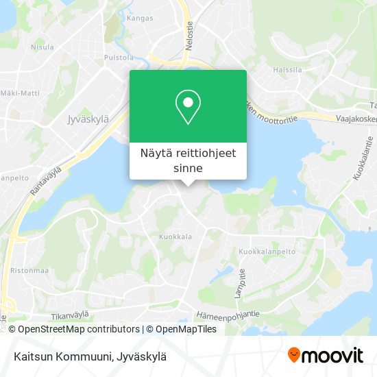 Kuinka päästä kohteeseen Kaitsun Kommuuni paikassa Jyväskylä  kulkuvälineellä Bussi?