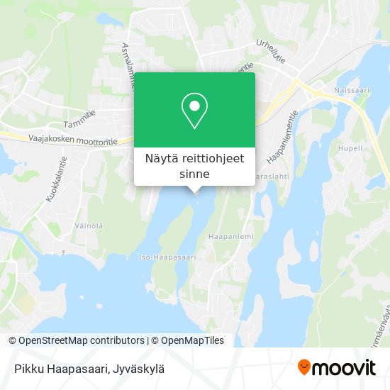 Pikku Haapasaari kartta