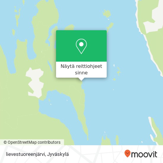 lievestuoreenjärvi kartta