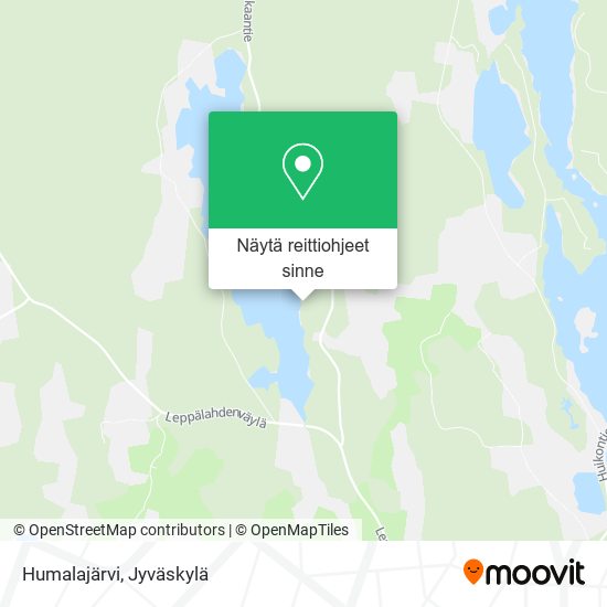 Humalajärvi kartta