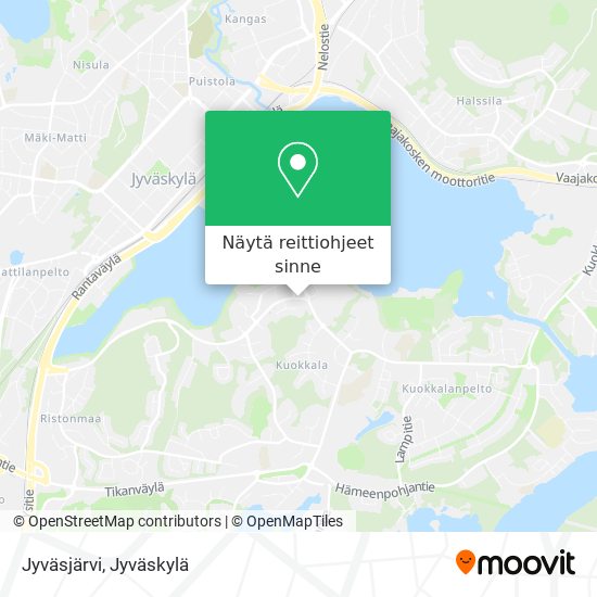 Kuinka päästä kohteeseen Jyväsjärvi paikassa Jyväskylä kulkuvälineellä  Bussi?