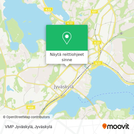 VMP Jyväskylä kartta