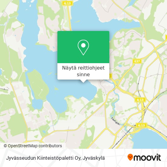 Jyvässeudun Kiinteistöpaletti Oy kartta