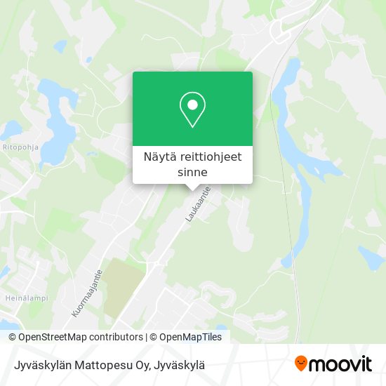 Jyväskylän Mattopesu Oy kartta
