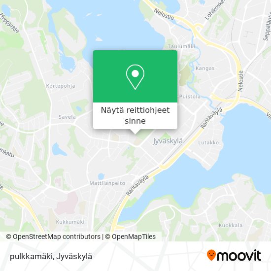 pulkkamäki kartta
