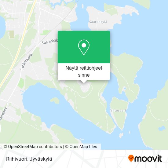 Riihivuori kartta