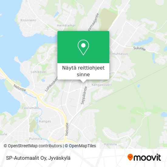 SP-Automaalit Oy kartta